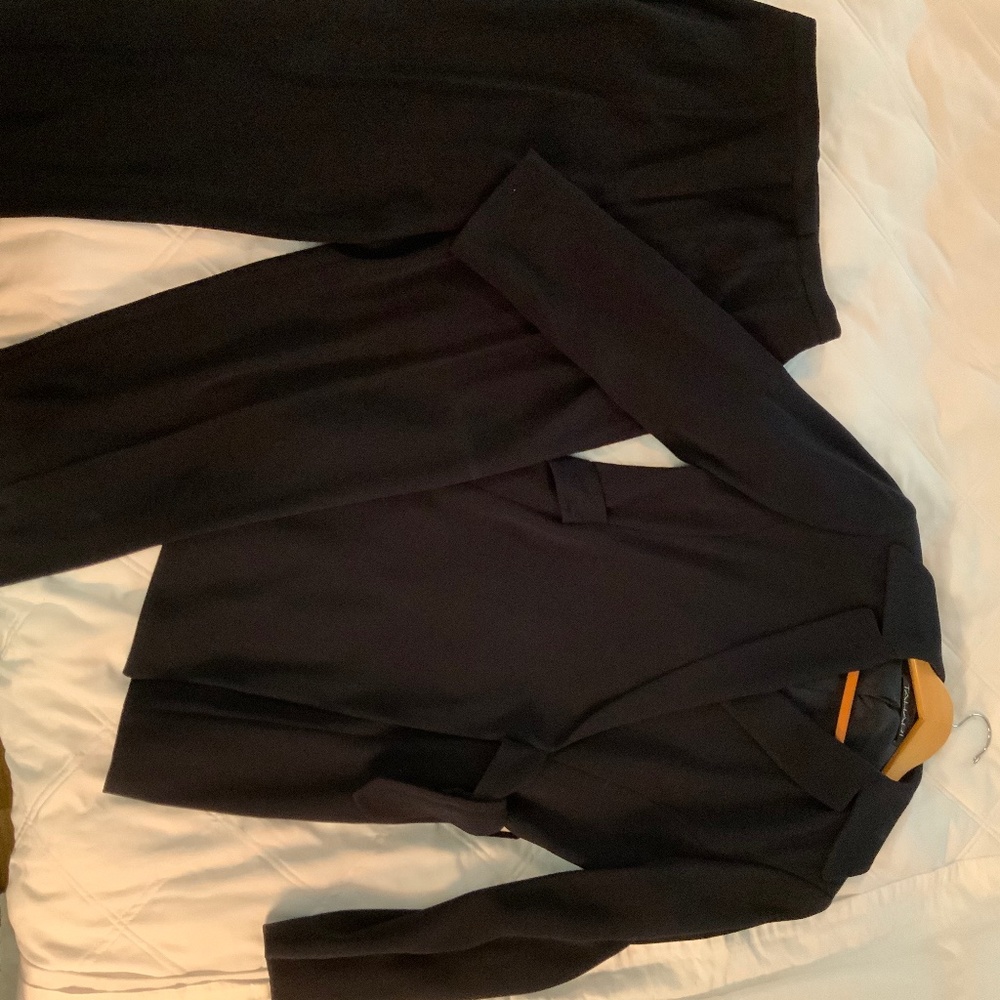 Navy Pants Suit